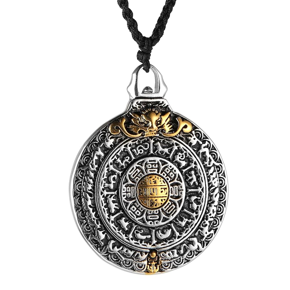【a-70】　Old new Tibetan style necklace Gorgeous Vintage Old Tibetan Design Necklace With Real